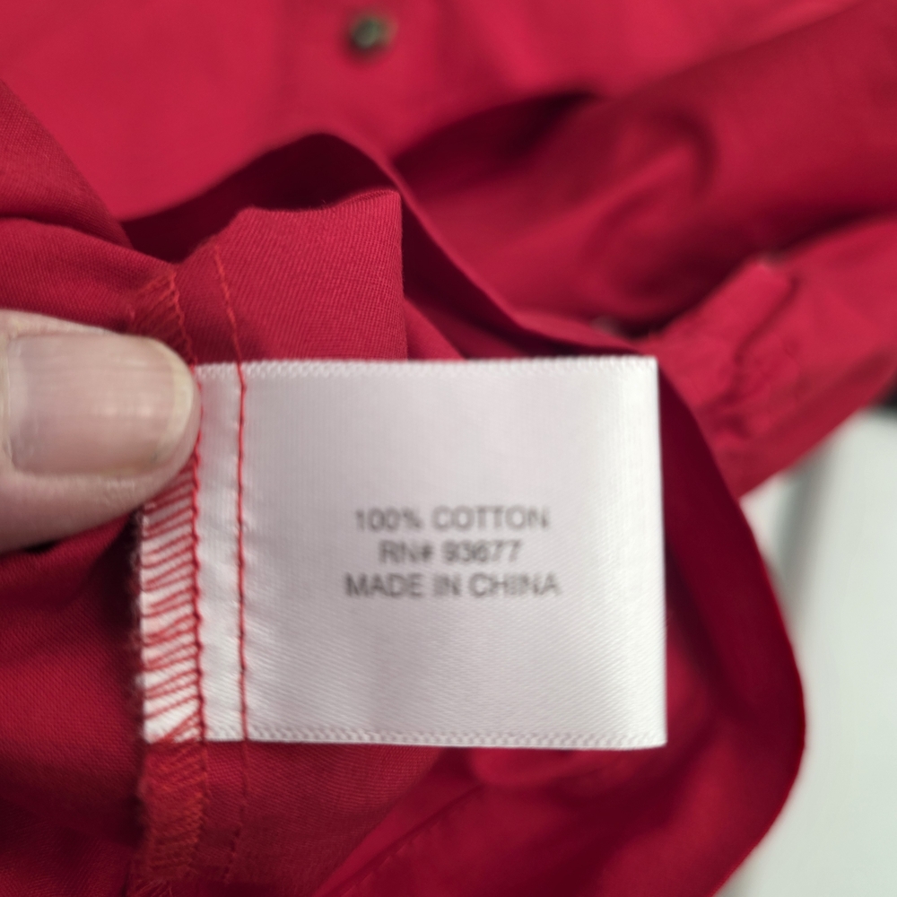 Liz Claiborne Women's Vibrant Red Utility Jacket - Picture 10 of 10